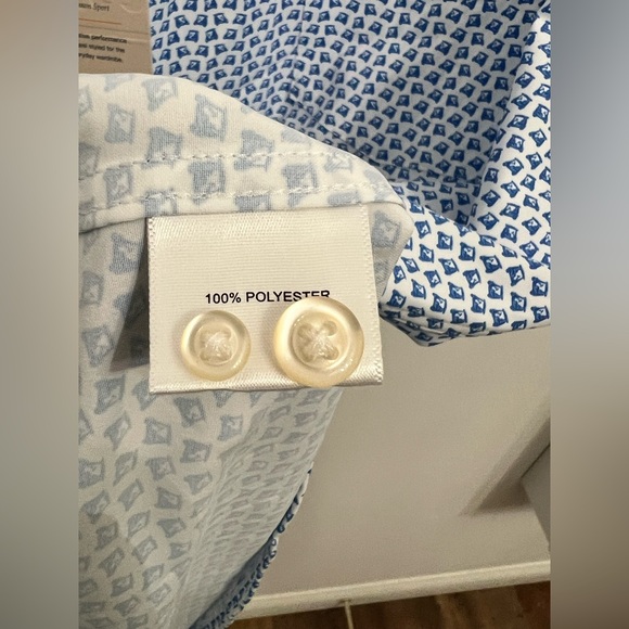 Peter Millar Men's Large Golf Cart Performance Jersey Polo MSRP $115 - Picture 7 of 11